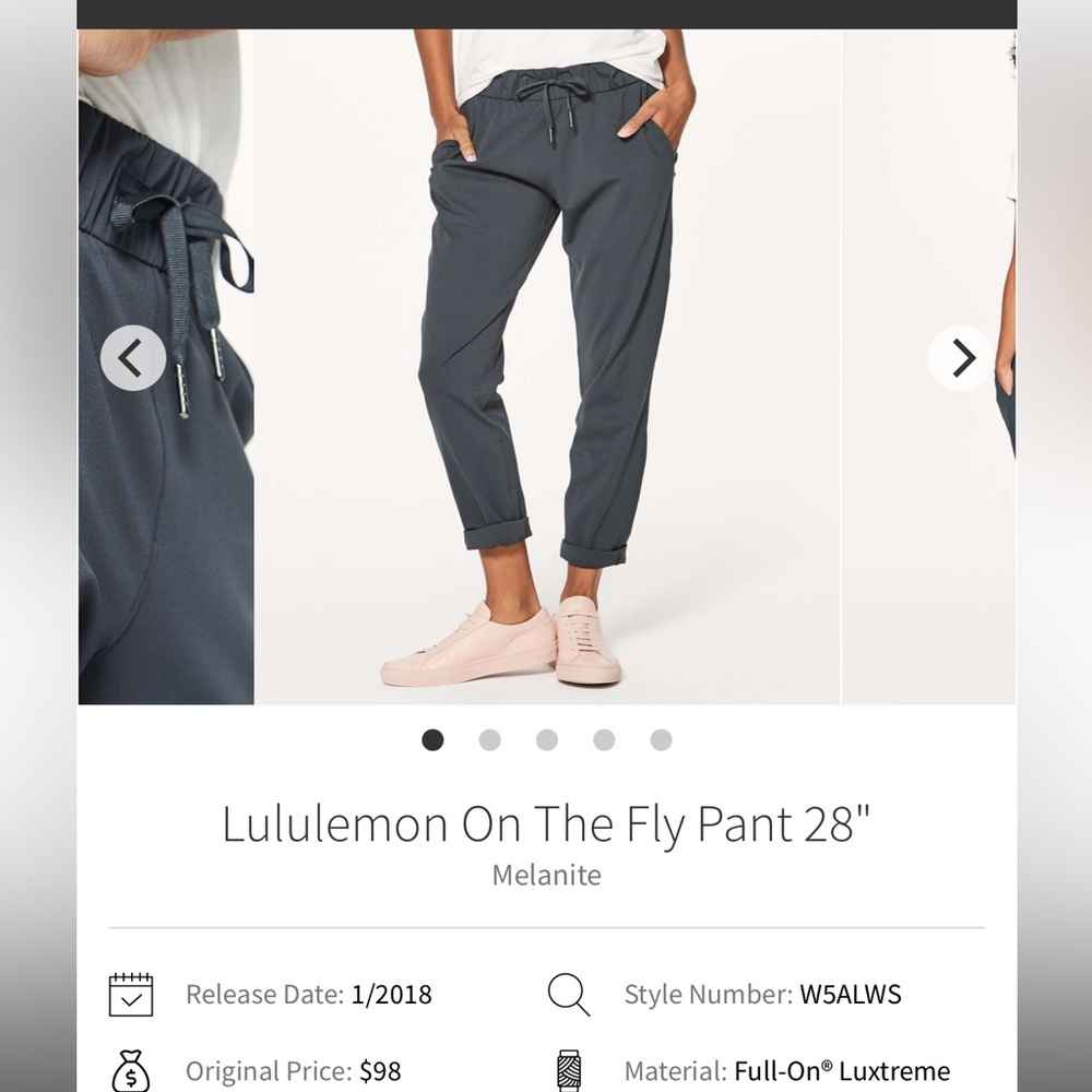 Lululemon On The Fly Pant